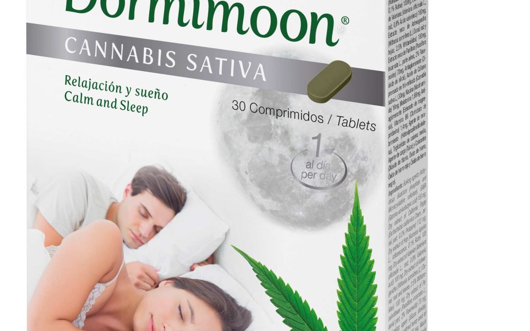 Dormimoon® Cannabis sativa y melatonina. Relajación y sueño