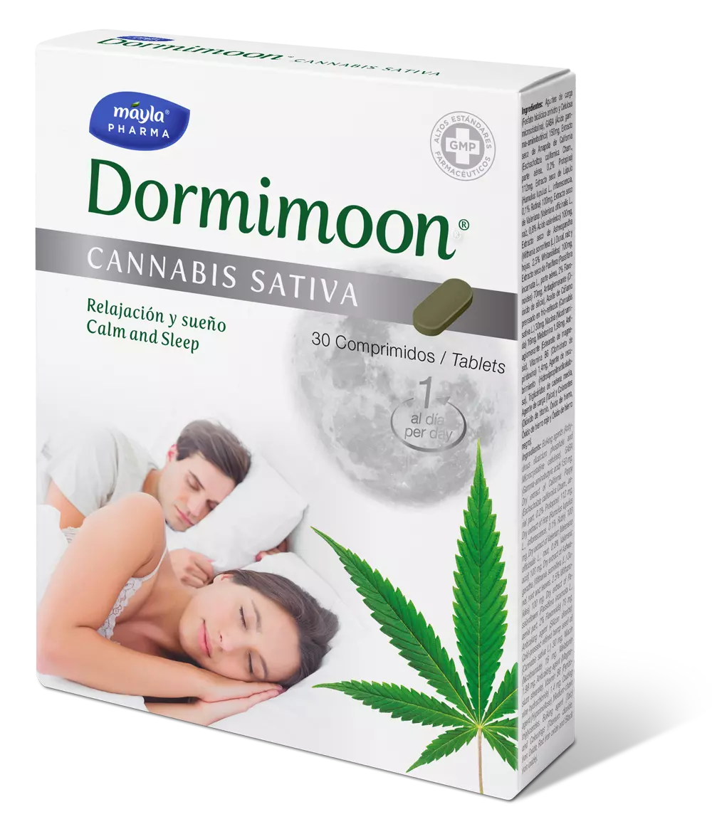 Dormimoon con Cannabir sativa y Melatonina