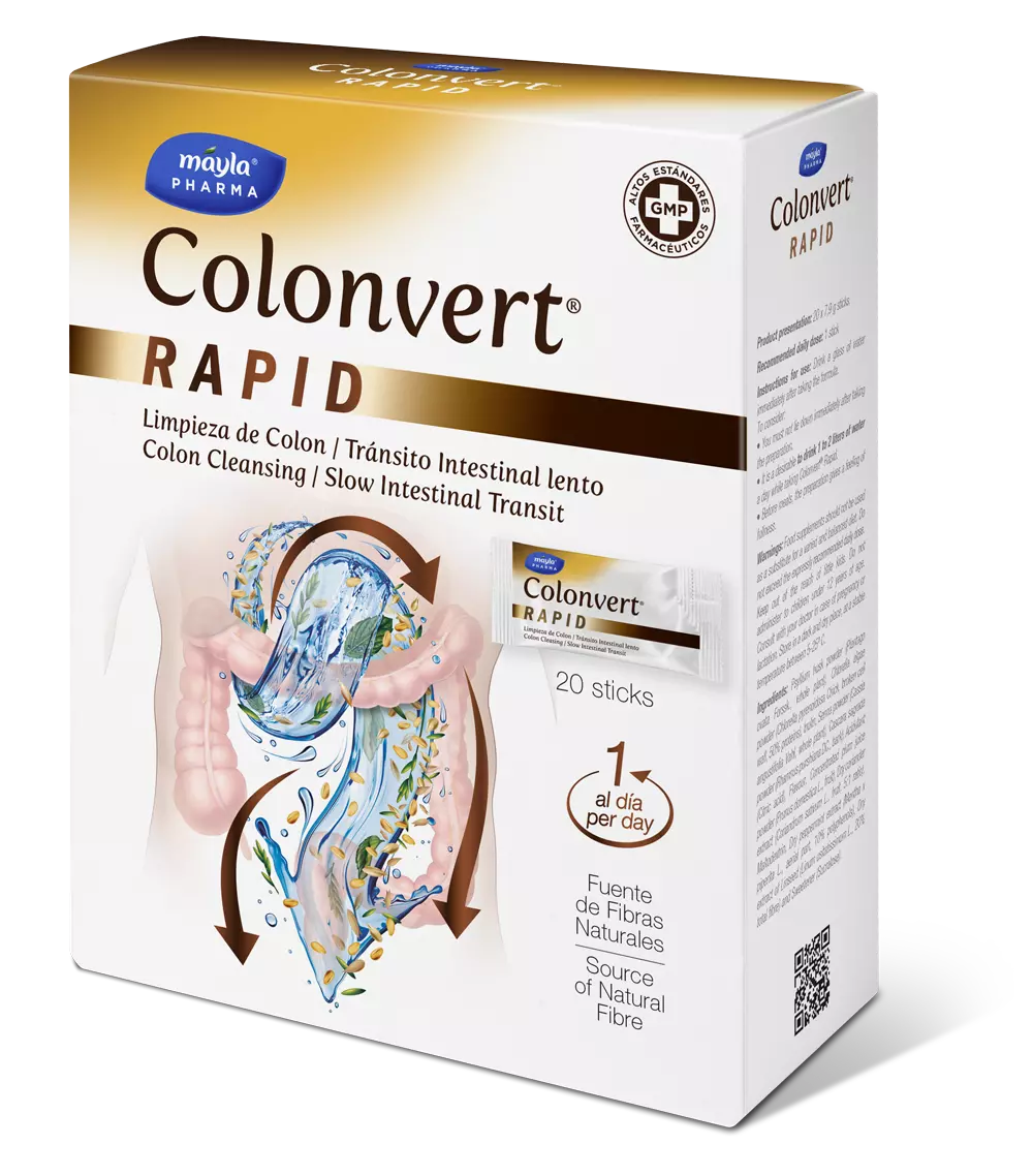 Colonvert® Rapid -<br />
Colon cleansing for slow intestinal transit