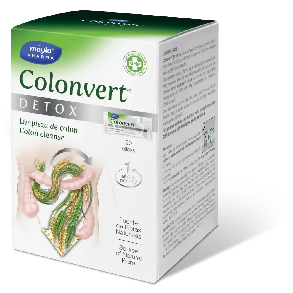 Colonvert Detox, a Mayla Pharma product for colon cleansing